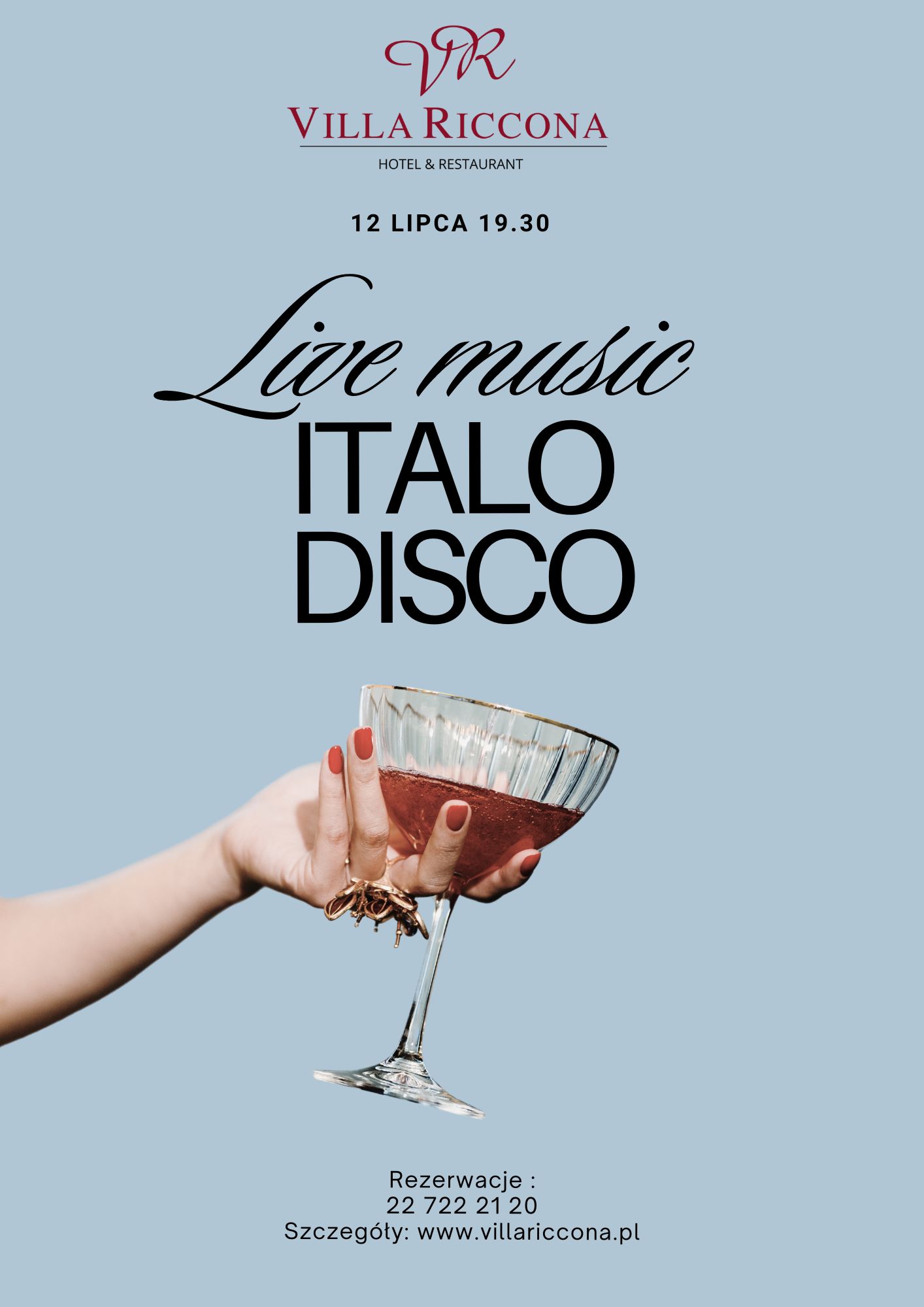 Live Music – Italo Disco – 12 lipca – 19:30